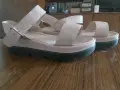 Бледо розови дамски сандали естествена кожа , снимка 5