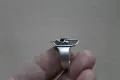 Сребърен пръстен Римски шлем, снимка 2