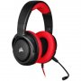 Слушалки с микрофон Corsair HS35, CA-9011198-EU, Red, STEREO Gaming Headset