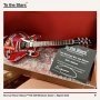 Gibson ES-335 Faded Cherry 1:4 Scale Mini Guitar Model Tom DeLonge Box Car Racer, снимка 4