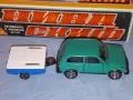 Стар USSR руски съветски метален модел Лада 2121 НИВА А20 Скиф 1982 година 1:43 Сделано в СССР, снимка 4