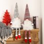 Плюшено гномче Коледно дърво Topper Големи шведски Tomte Gnome Коледни орнаменти Дядо Коледа Gnomes , снимка 1 - Декорация за дома - 42291968