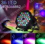 LED мини диско парти,прожектор,лампа,проектор, 36 Led,RGB, снимка 1 - Прожектори - 38905807