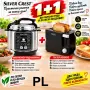 Мултикукър SilverCrest ,6л.+Тостер Rosberg 2 филийки Код P3017, снимка 1