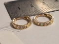 Златни обеци 1,62гр, снимка 2