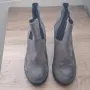 Дамски велурени боти - 39, снимка 1