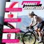 Нови Ултралеки шосейни вътрешни гуми TPU 700x28-38C Presta RideNow 2 броя за колело велосипед, снимка 4