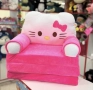 2в1 Плюшен фотьойл-легло Кити / Hello Kitty кресло , снимка 2