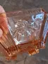 Стара стъклена бонбониера стил Art deco, снимка 5