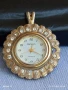Стилен дизайн часовник Бижу висулка с кристали изискан дизайн 30208, снимка 4