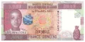 Guinea-10 000 Francs-2012-P# 46a-Paper, снимка 1