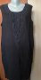 Черна миди рокля от кенар(памук)🍀❤️XL, 2XL❤️🍀арт.6016
