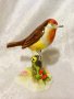 порцеланова статуетка птиче, снимка 1 - Статуетки - 42716741