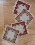 Ръчна бродерия каре и 4 подложки, снимка 7
