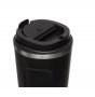 Термочаша Mercado Trade, С капак, За топли напитки, 500 мл., Метал, Черна, снимка 2