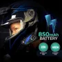 V8 5.2 Bluetooth интерком за мотоциклет с FM и споделяне на музика Слушалки за каска, снимка 6
