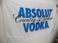 Absolut vodka знаме флаг водка Абсолют реклама Швеция алкохол, снимка 2