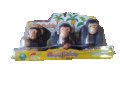 Семейство маймунки-забавни малки фигурки  подходящи за игра и торта, снимка 1 - Фигурки - 38229206
