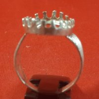 Сребърен пръстен /без камък/, снимка 6 - Пръстени - 38411992