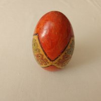 19 век дървено руско яйце ръчно рисувано, снимка 14 - Колекции - 42447513