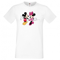 Мъжка тениска Mickey & Minnie 6 Подарък,Изненада,Рожден ден, снимка 9 - Тениски - 36575572