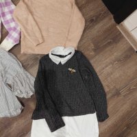 Дамски блузи,пуловери,поли,ризи, снимка 15 - Блузи с дълъг ръкав и пуловери - 42507384