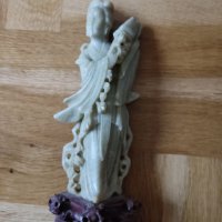 Стара статуетка от сапунен камък, снимка 4 - Антикварни и старинни предмети - 35059244