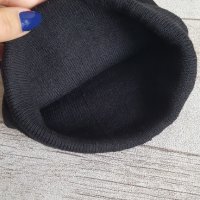 2559 Топла черна плетена зимна шапка S размер, унисекс, снимка 5 - Шапки - 35048684