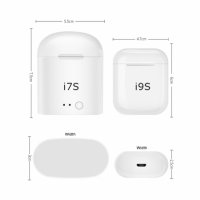 Висококачествени безжични мини слушалки i9s TWS, снимка 8 - Слушалки и портативни колонки - 30504829