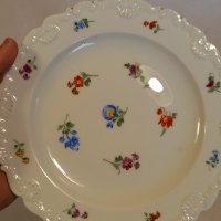  порцеланова чиния Meissen , снимка 3 - Чинии - 44239494