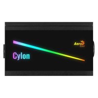 Захранване за настолен компютър Aerocool Cylon 600W ATX/EPS 12V Active PFC RGB подсветка, снимка 1 - Захранвания и кутии - 40859334