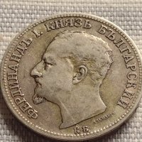 Сребърна монета 2 лева 1891г. Фердинанд първи Княз Български за КОЛЕКЦИОНЕРИ 40914, снимка 11 - Нумизматика и бонистика - 42832334