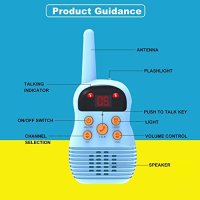 Ново уоки токи двупосочна радио играчка фенерче за деца подарък дете, снимка 2 - Други - 40818245