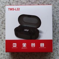 Чисто нови слушалки TWS-L22 , розови, снимка 3 - Слушалки и портативни колонки - 35038697