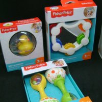Детски играчки за дете FisherPrice 3м+ , Чисто нови , Внос Германия, снимка 1 - Дрънкалки и чесалки - 32131323