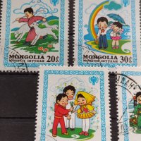 Пощенски марки чиста комплектна серия Детство Монголия редки за колекция - 22570, снимка 2 - Филателия - 36651847