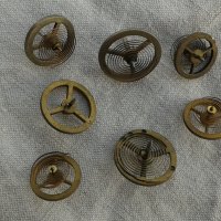 Колела, Запасни Части за Старинен Механичен Часовник, снимка 6 - Антикварни и старинни предмети - 37216932