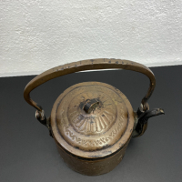 Османска медна кана / съд. №5135, снимка 2 - Антикварни и старинни предмети - 44512905