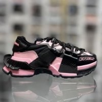 D&G дамски маратонки черно и розово, снимка 1 - Маратонки - 37023917