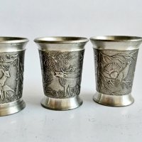 Калаени релефни чаши, снимка 3 - Колекции - 37563118