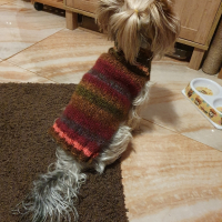 Плетени дрешки за кучета М размер, снимка 4 - За кучета - 44590339