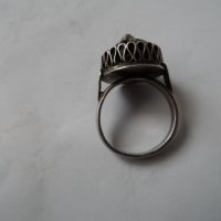 стар сребърен пръстен, снимка 3 - Антикварни и старинни предмети - 31787933