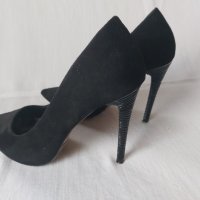 Елегантни дамски обувки  PAOLO BOCELLI , велурени , номер 38, снимка 8 - Дамски елегантни обувки - 40626311