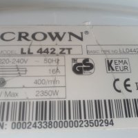 Продавам барабан с кръстачка за пералня CROWN LL 442 ZТ, снимка 2 - Перални - 36846990