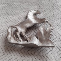 Стара алуминиева отливка Кон,Конче, снимка 4 - Други ценни предмети - 31182475