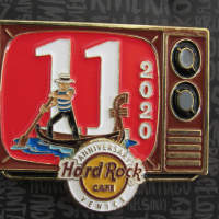 Оригинална метална значка Hard Rock Cafe Венеция, Италия, снимка 4 - Колекции - 36421580