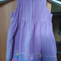 Лилава рокля Бенетон, снимка 2 - Бебешки рокли - 31346354