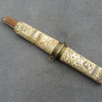 Танто Японски ръчно кован нож началото на 20 век, снимка 1 - Други ценни предмети - 40480615