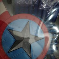 Автоматичен щит на Капитан Америка +маска, изстрелващ меки стрелички\дунапрен, снимка 3 - Играчки за стая - 38758050