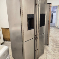 уникален иноксов хладилник с фризер, снимка 7 - Хладилници - 44638531